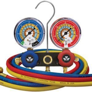Mastercool 93561 - 2-Way Aluminum Manifold Gauge Set, R600a, R290, R134a