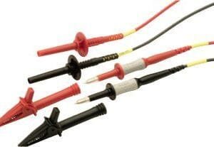Megger 6220-822 - 3m (10ft) Test Lead, 1kV Insulated Probe and Clip Set, Set of 2