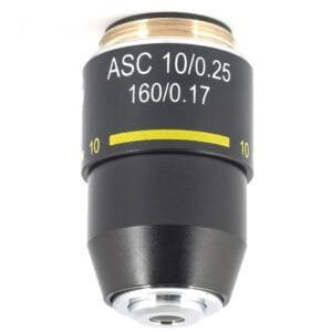 Motic 1101001701542 - B-Series Objective, Achromatic Super Contrast ASC 10X/0.25