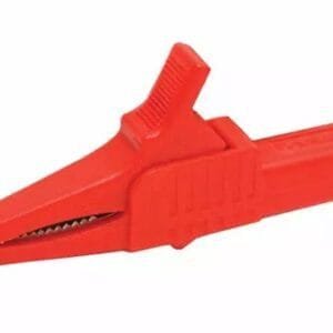 Mueller Electric BU-65-2 Heavy Duty, Large Jaw Alligator Clip Red