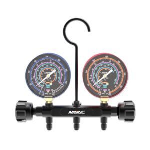 NAVAC NMG11A - Pro Manifold Gauge, Analog (R-410A, R-22, R-134a, R-404A)