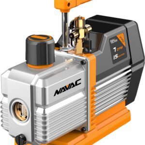NAVAC NP7DP - Vacuum Pump, 7 CFM, Dual Voltage, AC Motor, Pro Series