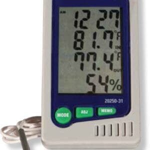 Oakton WD-20250-31 Digi-Sense Precalibrated Humidity and Temperature Indicator with External Probe