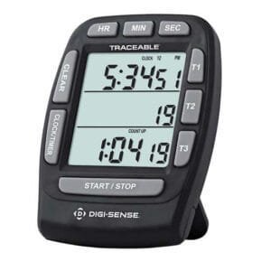 Oakton WD-90225-39 Digi-Sense Traceable Triple-Display Digital Clock and Timer