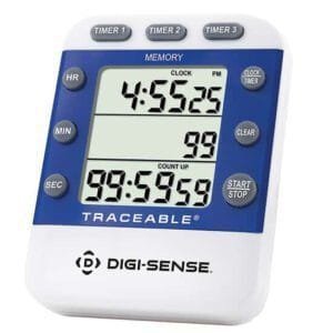 Oakton WD-94461-23 Digi-Sense Traceable Triple-Display Three-Channel Digital Timer