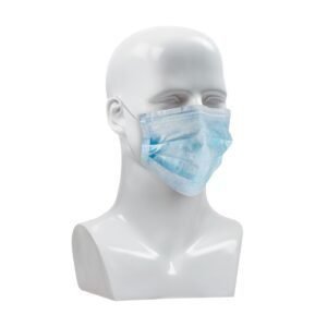 PIP 270-4000 - Disposable Face Mask, 3-Ply, 50 Pack (Light Blue)