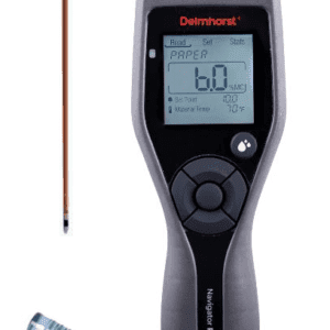 Delmhorst PX-30/P02 - Moisture Meter for Paper, Cores, and Baled Paper Products with Bluetooth (with CAS-0112 Case, H-4 handle, 830-2 10-inch prod)