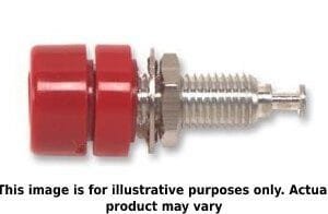 Pomona 1581-5 - Panel Mount Banana Jack, 10/Pkg, Green