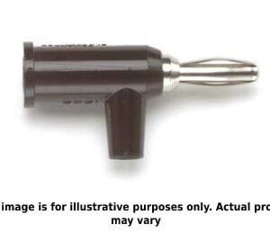 Pomona 1825-8 - Do-It-Yourself Solderless Stackup Banana Plug With Safety Shield, 10 Per Package, Gray