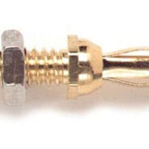 Pomona 3276 - Miniature Banana Plug, 4-40 X .230" Stud With Solder Turret, 10/Pkg