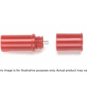 Pomona 4933-0 - Sheathed Banana Plug For 18, 20, 22 AWG Wire, Black