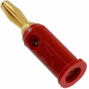 Pomona 5406-2 - Standard Banana Plug, Solderless, Red