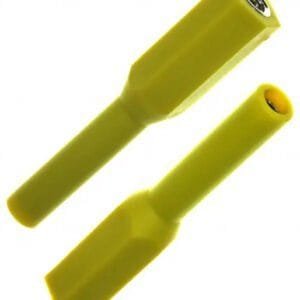Pomona 73086-4 - Terminal Strip Banana Jack, Female 10-32 Threads, Yellow