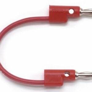 Pomona B-12-2 - Banana Plug Patch Cord, Red
