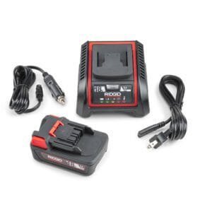RIDGID 66003 - Set of (1) 18V 2.5Ah Advanced Lithium Battery and (1) Charger