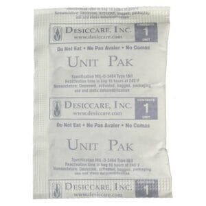 SCS 1PLDES1800 - Desiccant, Tyvek Pouch, 1 Unit, 1800/Drum