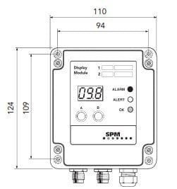 SPM Vibration BDM42A - Bearing Display Module 4-20 mA (For SPM transducer 42000)