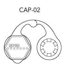SPM Vibration CAP02 - Dust Cap for Standard Adapters