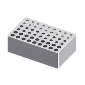 Scilogex 18900224 Block, used for 0.2mL, 0.5mL and 1.5/2mL tubes, 18 holes each size