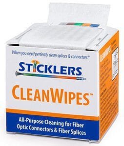 Sticklers MCC-WCS100 Portable Optical Grade Cleaning Wipes