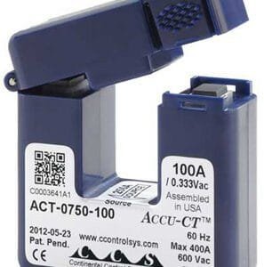 HOBO by Onset T-ACT-0750-100 - Accu-CT Current Transformer 100 Amp/333mV