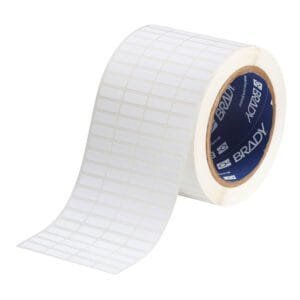 Brady THT-1-459-10 - Matte Barcode And Labels, 0.25" H x 0.75" W, White, 10000/Roll