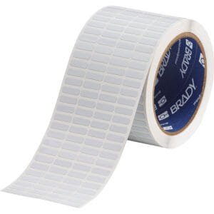 Brady THT-14-797-10 - High Temperature Glossy 2 mil Polyimide Labels, 0.2" x 0.65", 10000/Roll, 4/Row