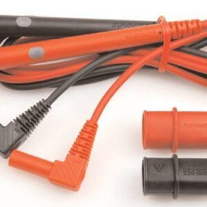 TPI A085 Test Leads with Threaded Tips and Screw on Alligator Clips