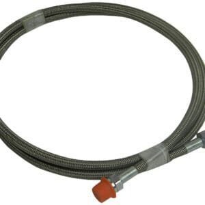 TPI A615 Stainless Steel Braided Hose, 72" Length, For Digital Manometers