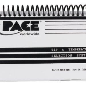 Pace 5050-0251 - Tip and Temperature Selection Chart