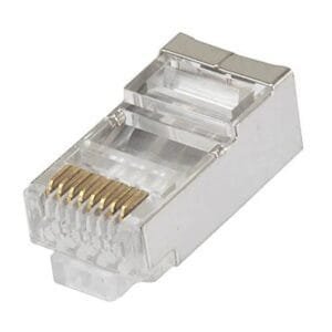 Triplett CAT6-HSPS-FP - CAT6 RJ45 Shielded Pass-Thru Modular Connector (50 Pack)