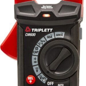 Triplett CM600-NIST - 600A AC True RMS Clamp Meter with Certificate of Traceability to N.I.S.T.
