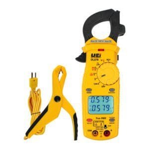 UEi DL579COMBO - 600A Dual Display TRSM-Clamp with Temp/Capacitance and ATTPC4 Clamp Probe