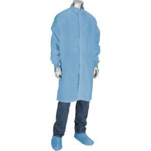 Uniform Technology Altessa Grid ISO 5 (Class 100) Cleanroom Frock, S-3XL, Zipper
