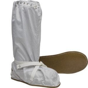 Uniform Technology Disctek 2.5 Grid ISO 4 (Class 10) Cleanroom Boot, White, S - 3XL