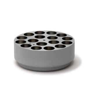Velp Scientifica A00000340 - MonoAluBlock (17 Places) - 28 mm Vial Diameter x 43 mm Hole Depth