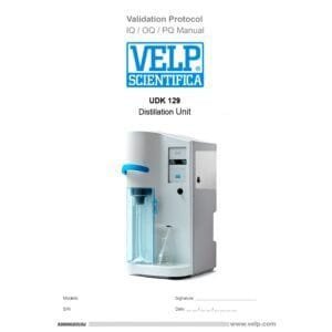 Velp Scientifica A00000424 - UDK 129 IQ/OQ Manual