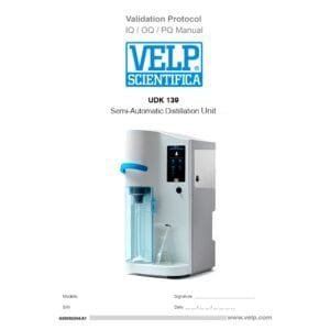 Velp Scientifica A00000425 - UDK 139 IQ/OQ Manual