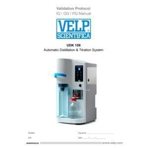 Velp Scientifica A00000427 - IQ/OQ/PQ UDK159 Printed Manual