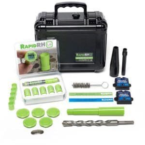 Wagner Meters Concrete Moisture Kit F - Concrete Moisture Test Starter Kit+ with Rapid RH L6