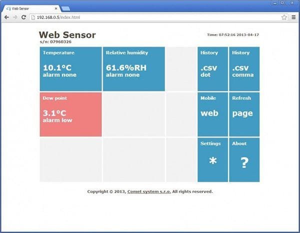 Web_Sensor