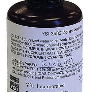 YSI 3682 Zobell Solution, ORP Calibrator 125 mL