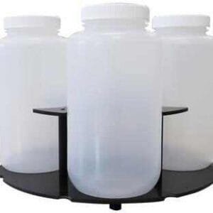 YSI 630136 - Set of (4) 4L Bottles (PE) with Lids and Fixing Plate for ProSample P and ProSample P-12