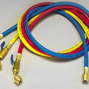 Yellow 29805 - 60", PLUS II 1/4" Hose with Compact Ball Valve End, (3 pack)