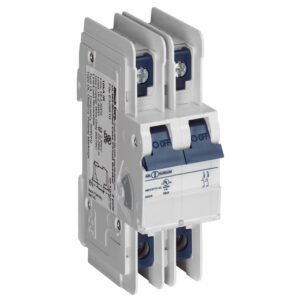 Altech 2D15UL - Circuit Breaker, UL489 D-Trip, 480Y/277VAC, 15A, 2Pole, Mini-Molded Case