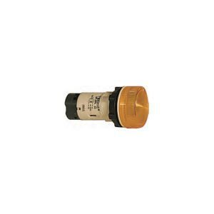 Altech 3PLBR5L-110 - Unibody Pilot Light Indicator, Plastic, Amber Lens/LED, 110V AC/DC
