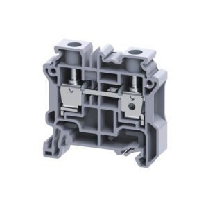 Altech CY10 - Terminal Block, DIN, Screw, Feed-Thru, 65A, Gray, CY Series
