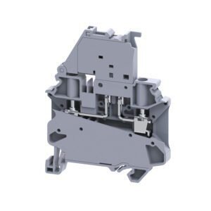 Altech CYF4 - Terminal Block, DIN, Screw, Fuse, 5x20mm, 10A, Gray, CY Series