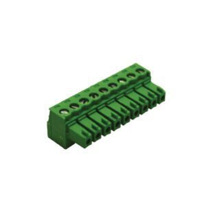 Altech SH02-381 - PCB Block, Pluggable, 3.81mm PS, 2 Pole, Screw, 11A, 300V, 30-16AWG, Horizontal