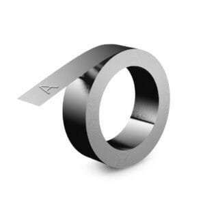 Dymo 32500 - Non-Adhesive Stainless Steel Embossing Tape, 1/2" x 21'
